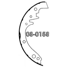 BRAKE SHOE SET