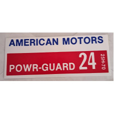 BATTERY DECAL BATTERY DECAL