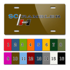 S/C RAMBLER LIC PLATE