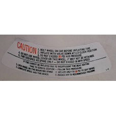 SPARE TIRE  DECAL