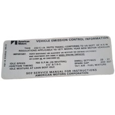 232 EMISSION DECAL