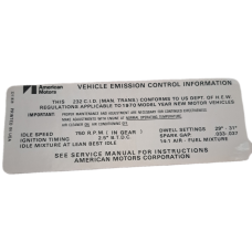 232 EMISSION DECAL