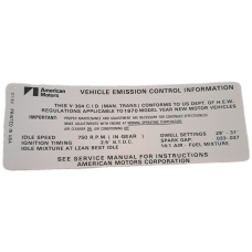 304 EMISSION DECAL