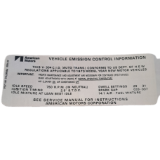 304 EMISSION DECAL