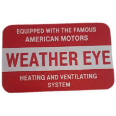 WEATHEREYE DECAL
