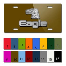 EAGLE LICENSE PLATE