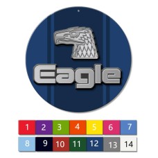EAGLE ROUND SIGN