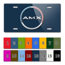 AMX '70 CIRCLE LIC PLATE