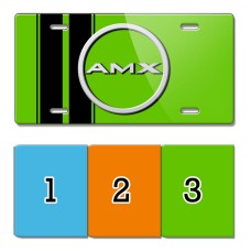 AMX RALLY LIC PLATE