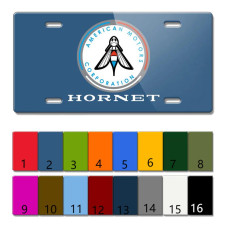 HORNET LICENSE PLATE
